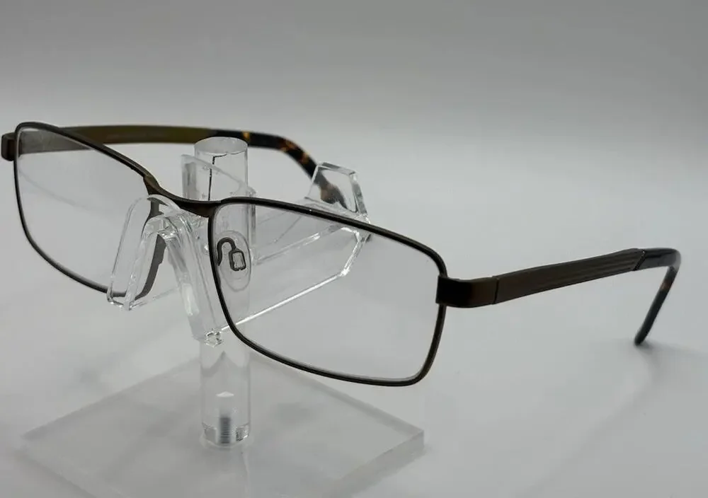 BMEC Big Moment Eyeglass Frames Multicolor Metal 57-16-145 Spring Hinge